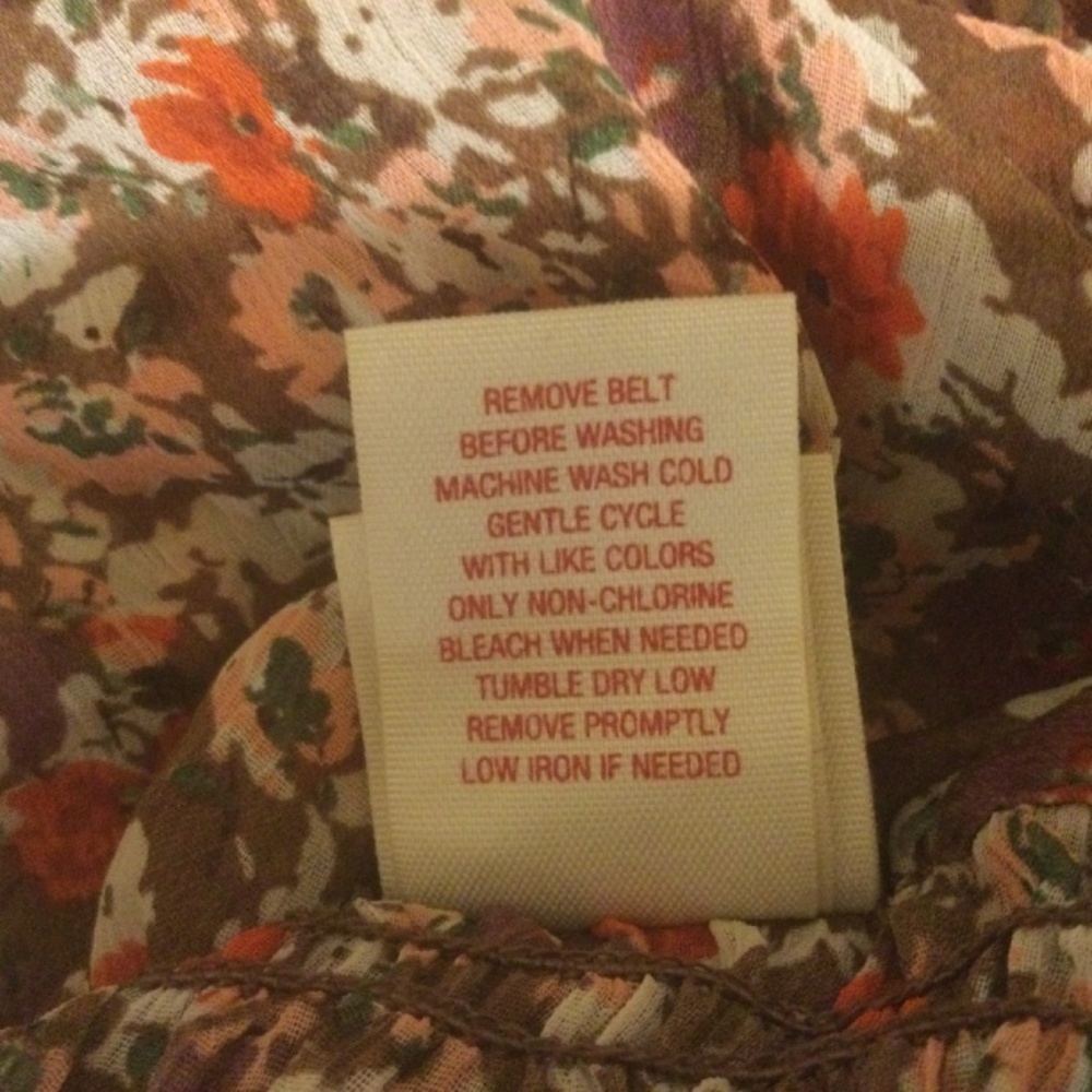 Mossimo Supply Co Floral Sheer Multi Color Blouse - Picture 11 of 11